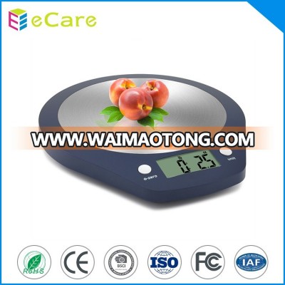 1g/0.1oz/1ml/0.1fi:oz Stainless steel dis platform digital multifunction food kitchen scale