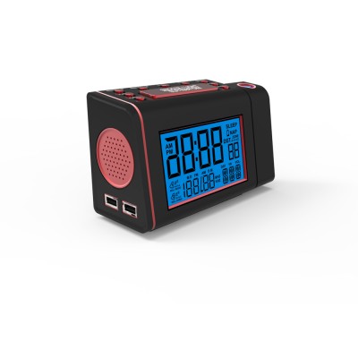 IC 8060-2 digital projection clock ,radio  alarm clock